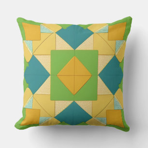 Coussin Motif Géométrique Abstrait