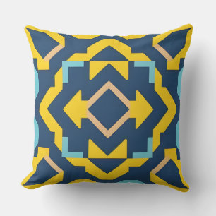 Coussin Motif Géométrique Abstrait