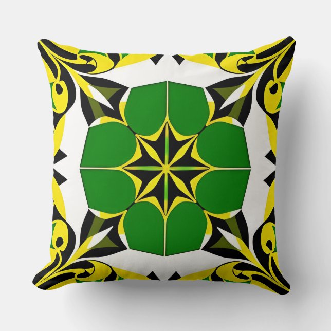 Coussin Motif géométrique abstrait (Recto)