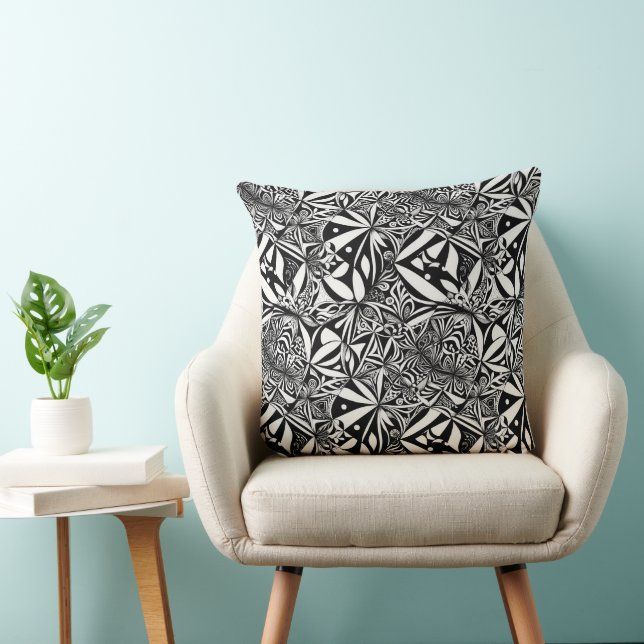 Coussin motif géométrique Abstrait 37 - Pillow Pillow (Chaise)