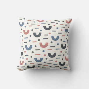Coussin Motif géométrique abstrait boho