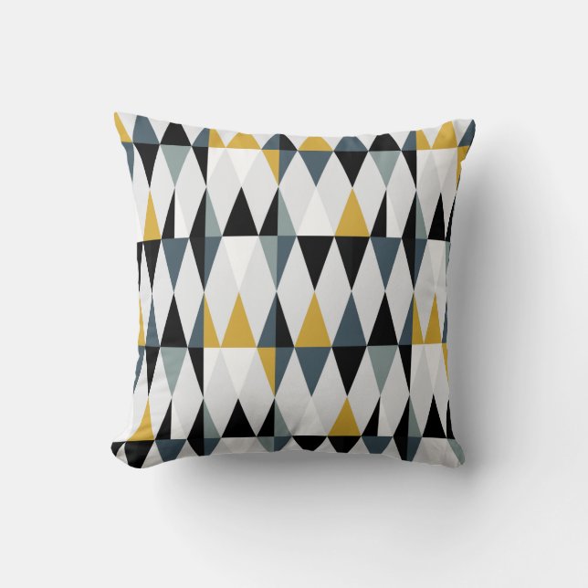 Coussin Motif géométrique abstrait moderne sans couture av (Recto)