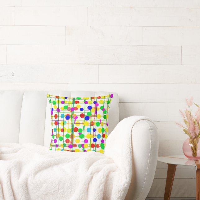 Coussin Motif géométrique aléatoire (Canapé)