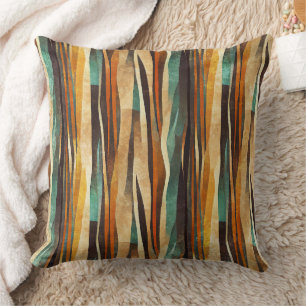 Coussin Motif géométrique Art déco sarcelle et or (12)
