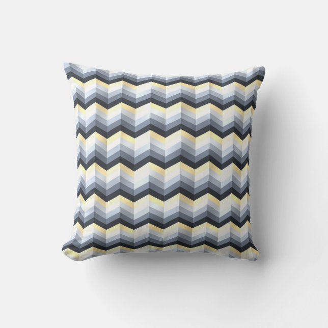 Coussin Motif géométrique coloré  (Recto)