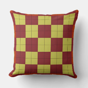 Coussin Motif géométrique coloré avec des formes abstraite