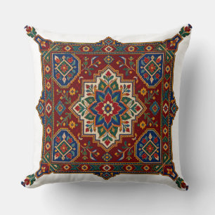 Coussin Motif Géométrique Culturel Traditionnel Mahipar