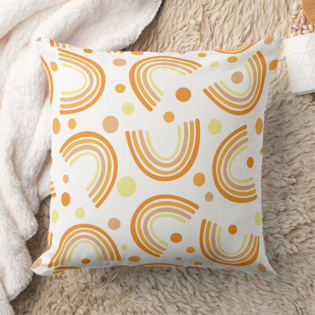 Coussin Motif géométrique d'arche Boho (Couverture)
