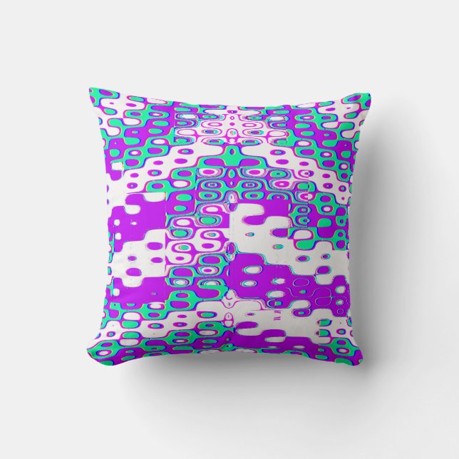 Coussin Motif géométrique de physique quantique  (Recto)