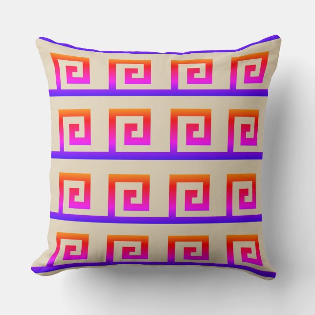 Coussin Motif géométrique d'Ipanema (Recto)