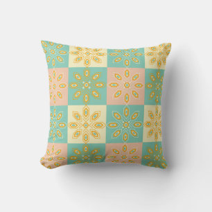 Coussin Motif géométrique floral sans couture