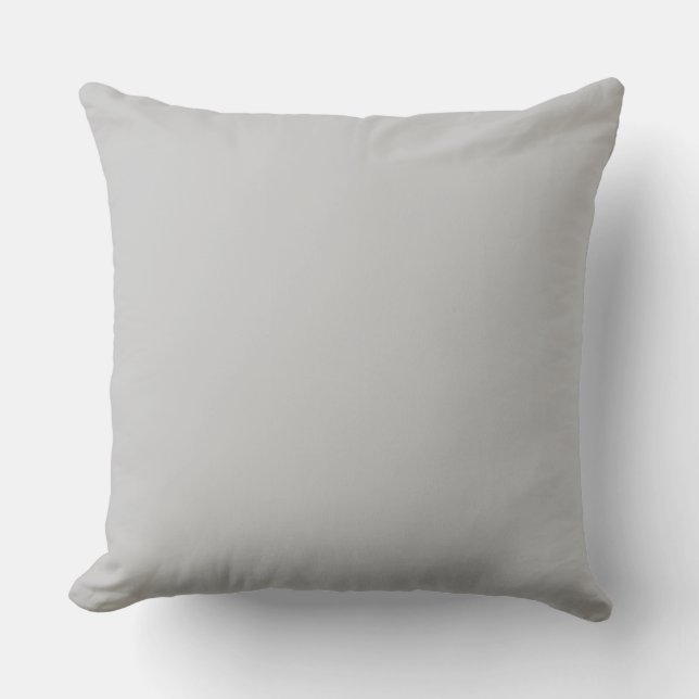 Coussin Motif Géométrique Gris Clair - Décoration d'Été (Recto)