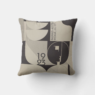 Coussin Motif géométrique inspiré du Bauhaus
