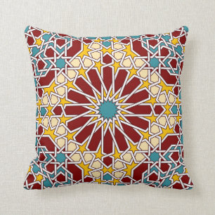 Coussin motif géométrique islamique