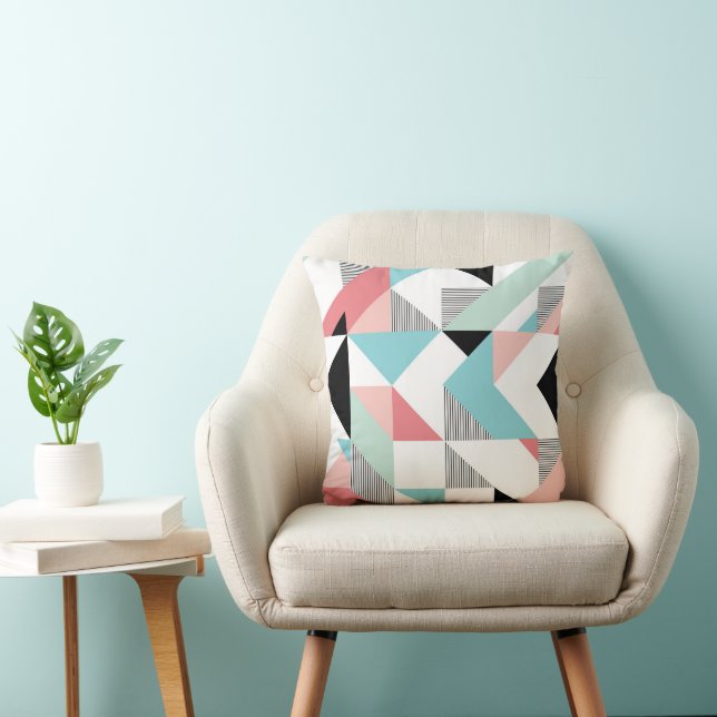 Coussin Motif géométrique moderne (Chaise)
