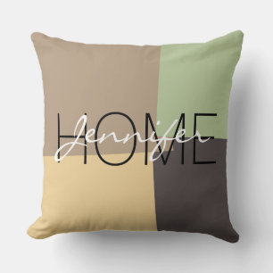 Coussin Motif géométrique moderne couleur rétro #20