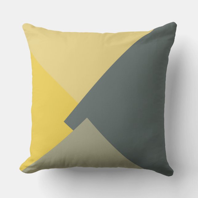 Coussin Motif géométrique moderne couleur rétro #5 (Recto)