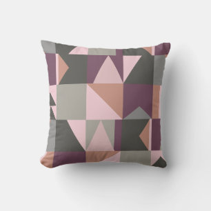 Coussin Motif géométrique moderne dans les couleurs d'auto