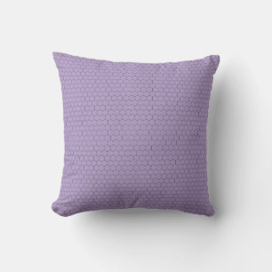 Coussin Motif Géométrique Moderne de Grille Hexagonale