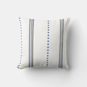 Coussin Motif géométrique moderne de lignes et de points
