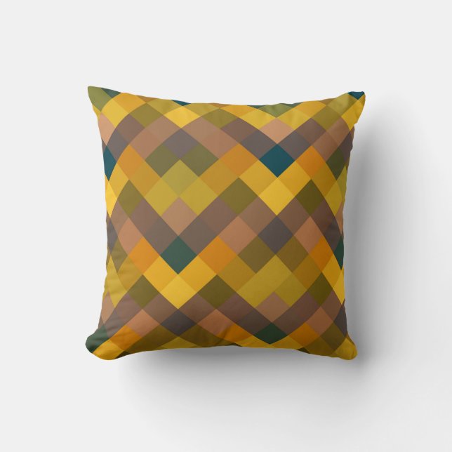 Coussin Motif géométrique Mosaic Diamond (Recto)