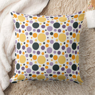 Coussin Motif géométrique rétro à pois sans couture