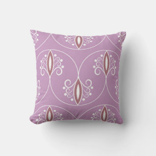 Coussin Motif géométrique sans couture avec tourbillons. a