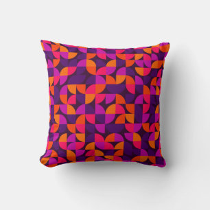 Coussin Motif géométrique transparent. Vinta vintage Abstr