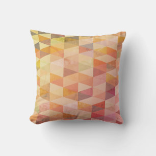 Coussin Motif géométrique Triangle souple