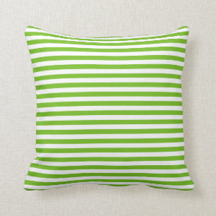 Coussin Motif Green Stripe