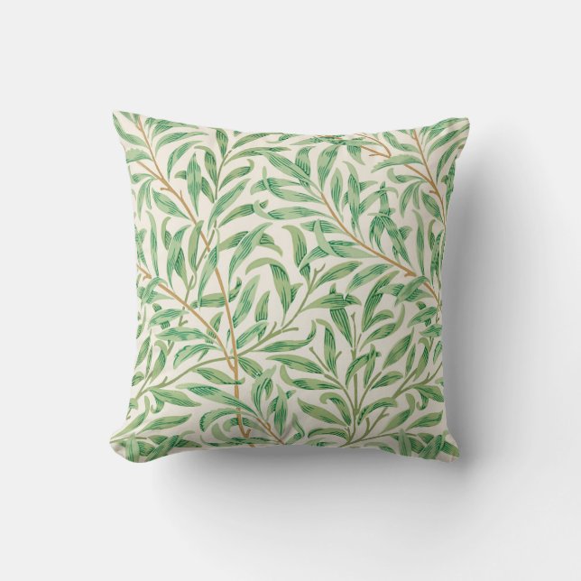 Coussin Motif Green William Morris (Recto)