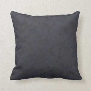 Coussin Motif gris charbon subtil