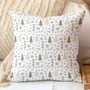 Coussin Motif hivernal de fêtes