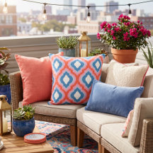Motif Ikat Rétro Éclectique