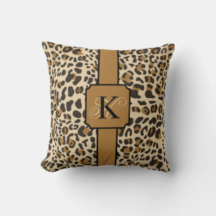 Coussin Motif imprimé animal personnalisé léopard jaguar