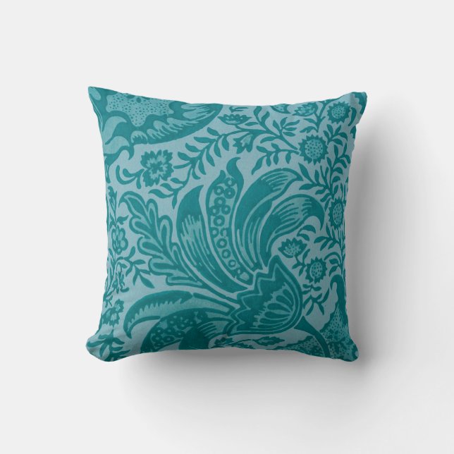 Coussin Motif indien (par William Morris) Lance d'oreiller (Recto)
