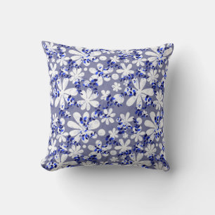Coussin Motif indigo traditionnel sans couture