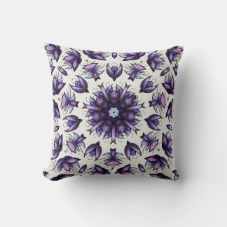 Coussin Motif kaléidoscopique Abstrait Mandala