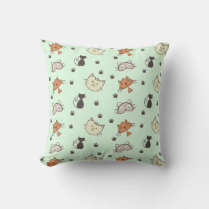 Coussin Motif Kitty Cat