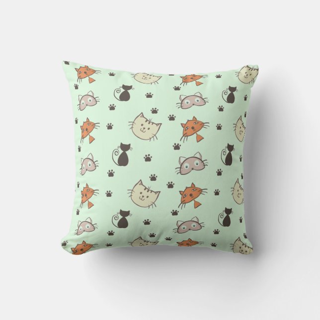 Coussin Motif Kitty Cat (Recto)