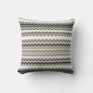 Coussin Motif ligne vague