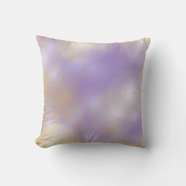 Coussin motif lilac (Recto)