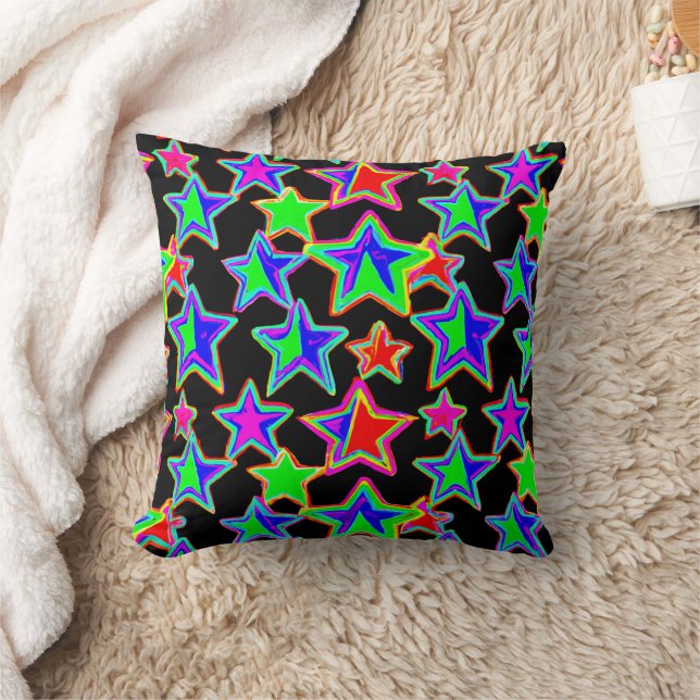 Coussin Motif lumineux Neon Starlight (Couverture)