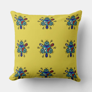 Coussin Motif mandala floral sans couture