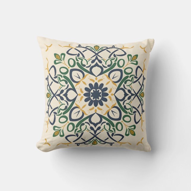 Coussin motif marocain (Recto)