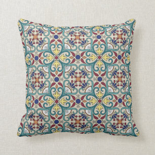 Coussin Motif mexicain coloré
