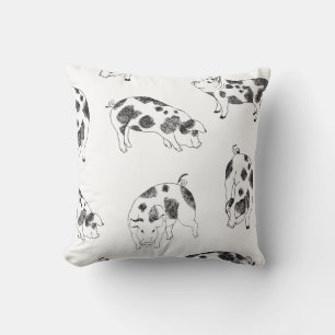 Coussin Motif minimaliste de Cottagecore vintage représent