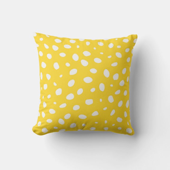 Coussin Motif moderne 07 de divan chic jaune vibrant (Recto)