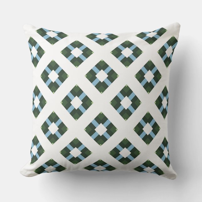 Coussin Motif moderne géométrique dans les couleurs inspir (Recto)