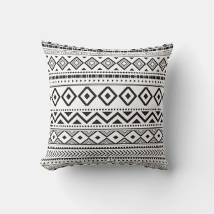 Coussin Motif moderne noir et blanc